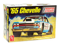 AMT 1965 Chevrolet Chevelle Stock Car - Super Detailed 1/25 Scale Model Stocker Model Kit - Comes with Decals