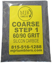 Load image into Gallery viewer, MJR Tumblers 3 LB per Polish 60 90 Silicon Carbide Rock Refill Grit Abrasive Media Step 1 USA
