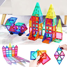 Load image into Gallery viewer, PLUMIA Magnetic Tiles for Kids 3D Magnet Building Tiles Set STEM Learning Toys Magnetic Toys Gift for 3+ Year Old Boys and Girls
