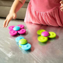 Load image into Gallery viewer, BornCare Fidget Suction whirly Spinners for Baby Toddler Kids, Durable Toys (3 Pack)
