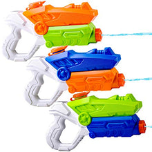 Load image into Gallery viewer, JOYIN 3 Pack Kids Water Guns Super Water Pistol Blaster Toy Water Soaker Squirt Guns for Kids Summer Swimming Pool Beach Sand Outdoor Water Activity Fighting Play Toys
