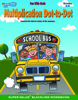 Bryan House Multiplication Dot to Dot Workbook, Grades 3-4