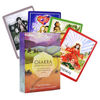 KELUNIS 49Pcs/Set Tarot Cards, Chakra Wisdom Oracle Cards with Colorful Box for Beginner Board Game