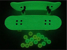 Load image into Gallery viewer, Yair Yangtze YY Luminous Finger Skateboard DIY Fingerboard Kit Wheels Shoes Obstacles Accessories Yellow Deck
