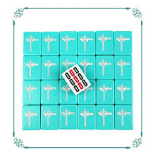 Load image into Gallery viewer, DBGA Portable Vintage Mahjong Rare Chinese 144 Tiles Mah-Jong Set Toy for Travel Family Game-Based Game Originating in China, Complete Accessories, Easy to Carry
