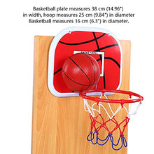Load image into Gallery viewer, Vbest life Indoor Adjustable Toy Basketball Plate Set, Children Mini Basketball Plate Toy with Hoop for Children&#39;s Indoor Toy(Adhesive Hook)
