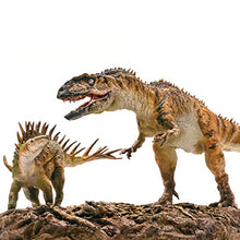 Load image into Gallery viewer, PNSO 1/35 Yangchuanosaurus Fight Chungkingosaurus Dinosaur Figure Realistic with Platform Jurassic Animal Dino PVC Model Toys Collector Decor Gift Birthday Party for Adult PreOrder
