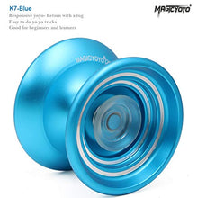 Load image into Gallery viewer, Magicyoyo Responsive Metal Yoyo Professional Yoyo K7 For Beginners Kids With 5 Strings Gifts+Bag+Glo
