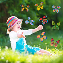 Load image into Gallery viewer, 15 Pieces Wind up Butterfly Magic Flying Butterfly Flying Butterflies for Explosion Box Card Insert Rubber Band Butterfly Toy for Gift Box, Card Surprise, Valentine&#39;s Day Surprise (Colorful Style)
