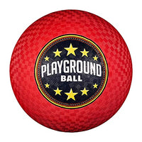 Franklin Sports Playground Balls - Rubber Kickballs and Playground Balls For Kids - Great for Dodgeball, Kickball, and Schoolyard Games  8.5 Diameter, Red Pack of 1