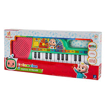 Load image into Gallery viewer, CoComelon First Act Musical Keyboard, 23 Keys; Music and ABC Songs Pre-Recorded, Educational Music Toys, Carry N Go Handle
