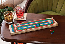 Load image into Gallery viewer, Mainstreet Classics Traditional Wooden Cribbage Board Game Set
