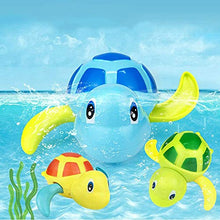 Load image into Gallery viewer, Bath Toys, Turtle Toys, Cute Fun Multi Colors Floating Bath Swimming Toys, Environmentally Friendly and odorless

