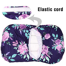 Load image into Gallery viewer, Baby Padded Loungers Cover, Purple Flower Newborn Lounger Cover Boys &amp; Girls, Baby Nest Case, Removable Nest Slipcover, Ultra Comfortable Comfy, Snugly Fit(Lounger not Included)
