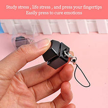 Load image into Gallery viewer, Unzip Toys Decompression Toys Fingertip Mechanical Keyboards Portable Finger Buttons Time-Killing Toys Relieve Anxiety Toys Gift for Kids and Adults (Black)

