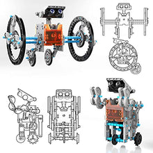 Load image into Gallery viewer, CIRO 12-in-1 Solar Robot Toys, STEM Education Activities Kits for Kids 8-12, 190 Pieces Building Sets

