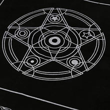 Load image into Gallery viewer, Huluda 49x49cm Pentacle Tarot Tablecloth Astrology Divination Playing Cards Board Game
