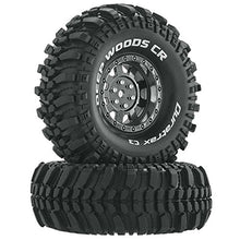 Load image into Gallery viewer, Duratrax Deep Woods Cr C3 Mounted 1.9&quot; Crawler Tires, Chrome (2), Dtxc4027
