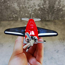 Load image into Gallery viewer, HandsMagic Solar Plane Model Solar Toy scinece Educational Toy Free engery (red)

