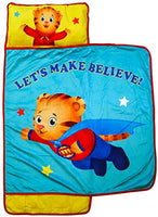 Jay Franco Daniel Tiger Make Believe Nap Mat - Built-in Pillow and Blanket - Super Soft Microfiber Kids'/Toddler/Children's Bedding, Age 3-5 (Official Daniel Tiger Product)