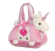 Load image into Gallery viewer, Aurora World Fancy Pals Pet Carrier, Peek-A-Boo Unicorn

