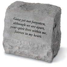 Load image into Gallery viewer, Kay Berry 93420 Gone Yet Not (Headstone) Memorial Garden Stone, Multicolor
