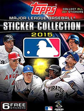 Load image into Gallery viewer, Topps 2015 MLB Baseball Hobby Card Collector&#39;s Stickers Album + 6 Free Stickers!
