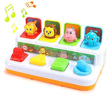 Load image into Gallery viewer, YMDLY Toys Animal Park Interactive Pop Up Music Toy,Up- Early Education Activity Center Toy, Ages 12 Months and up Toddlers.
