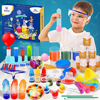 Science Kit, Over 30 Chemistry Experiments Set for Kids, DIY STEM Educational Learning Scientific Toys for Kids Age 3 4 5 6 7 8 9 10 11 Years Old Boys Girls, Gift Birthday Toys for Kids