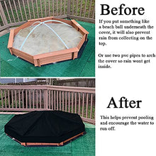 Load image into Gallery viewer, Outdoor Octagon Sand Box Cover Heavy Duty Waterproof Replacement Cover for 84&quot; X 78&quot; x 9&quot; Octagon Sandbox 6.5 ft x 7 ft
