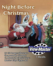 Load image into Gallery viewer, Night Before Christmas Visit from St. Nicholas - Classic ViewMaster 3 reels 21 3D Images

