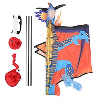 Dragon Kites,Polyester Fabric Animal Kites High Resolution Pattern Funny Outdoor Entertainment Activities Toy for Kids and Adults