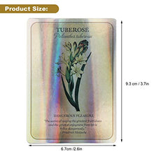 Load image into Gallery viewer, Gerioie Botanical Inspirition Oracle Tarot Cards, 44 Sheets Holographic Glowing Shining Tarot Future Telling Deck Cards, Children Adult Home Party Exquisite Table Game Fate Divination Card(1)
