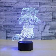 Load image into Gallery viewer, Spaceman 3D Night Light, Kptoaz 3D Astronaut Illusion Lamp 7 Colors Changing Touch Switch LED Night Light Creative Home Decor Bedroom Light Gift for Boys and Girls
