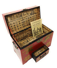Load image into Gallery viewer, Vintage Chinese Wooden Bead Arithmetic Abacus W. Storage Compartments
