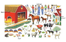 Load image into Gallery viewer, Grandpa&#39;s Fun on the Farm Set 50 Precut Felt Figures for Flannel Board + Literature Large Size
