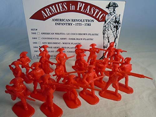 Armies in Plastic American Revolution 1775-1783 British Army Infantry Red (20)