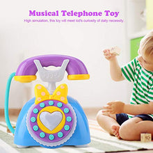 Load image into Gallery viewer, Toddlers Mini Telephone Toys Simulation Doll House Decoration Accessory Dollhouse Furniture Set Bedroom Decor Birthday Gift for Baby Girls Boys (Blue)
