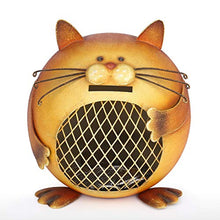 Load image into Gallery viewer, Tooarts Cat Coin Bank Animal Money Saving Box Iron Home Desk Decorations Ornament Children&#39;s Birthday Gift
