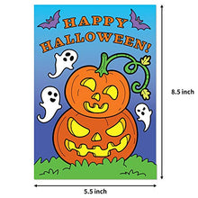 Load image into Gallery viewer, JOYIN 48 Pack Halloween Coloring Books in 6 Covers Halloween Treat Prizes Gifts for Kids Girls and Boys Party Favor Supplies

