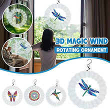 Load image into Gallery viewer, Wind Chimes Wind Spinner 3D Hanging Rotating Wind Chimes Outdoor Garden Decor 8Inch - Mandala Thangka Stainless Steel Wind SpinnerMulti Color Sun Catcher Boho Art for Tree Hanging, Backyard
