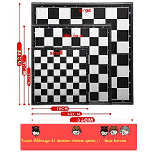Load image into Gallery viewer, LXLTL Folding Magnetic Travel Chess Set,Chess Board Set Game for Kids Or Adults Educational Board Games,A,Medium
