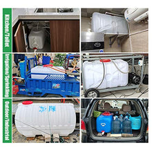 Load image into Gallery viewer, MAGFYLY Plastic Water Tank Camper 28/45L/70L/140L/190L Water Tank, Plastic Bucket, Food-Grade Rectangular Thickened Water Tower with Faucet for Household Water Storage (Size : 70L)
