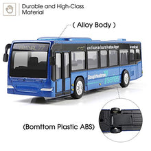 Load image into Gallery viewer, GEYIIE Bus Toys Set Of 4, Kids Die-Cast Metal Toy Cars, Pull Back Car City Bus 1:80 scale Double Decker London Vehicles, Friction Powered Cars Play Set Toys Gift For Boys Girls Toddlers 3-8 Years Old
