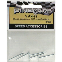 Load image into Gallery viewer, Woodland Scenics Pine Car Derby Speed Accessories, Axles, 5-Pack
