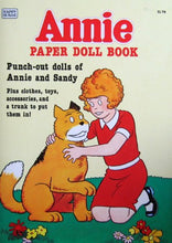 Load image into Gallery viewer, Little Orphan ANNIE PAPER DOLL Book UNCUT w Punch Out Annie &amp; Sandy Dolls (1982)
