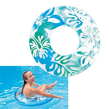 Load image into Gallery viewer, BESPORTBLE Adult Printing Swim Ring Inflatable Swimming Ring Summer Swimming Pool Toy Floating Inflatable Ring 91CM/35.8Inch
