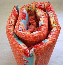 Load image into Gallery viewer, Boho Baby Coral Quilted Nap Mat

