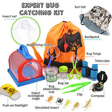Load image into Gallery viewer, ESSENSON Outdoor Explorer Kit &amp; Bug Catcher Kit with Binoculars, Compass, Magnifying Glass, Critter Case and Butterfly Net Great Toys Kids Gift for Boys &amp; Girls Age 3-12 Year Old Camping Hiking
