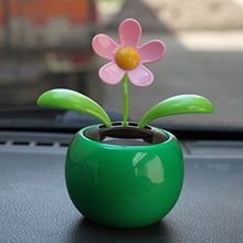 Load image into Gallery viewer, Mosichi Solar Powered Dancing Swinging Animated Flower Toy for Car Styling Home Decoration Red
